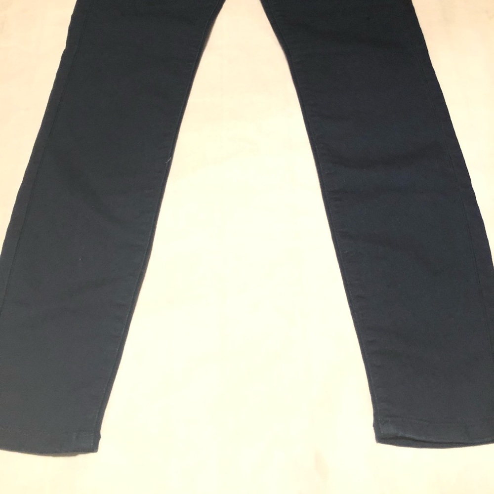 YMI Skinny Stretch Navy Blue Jeans Juniors Size 1 - Picture 4 of 5